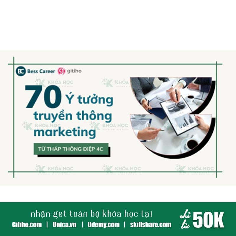 70 Ý tưởng làm truyền thông marketing từ tháp thông điệp 4C