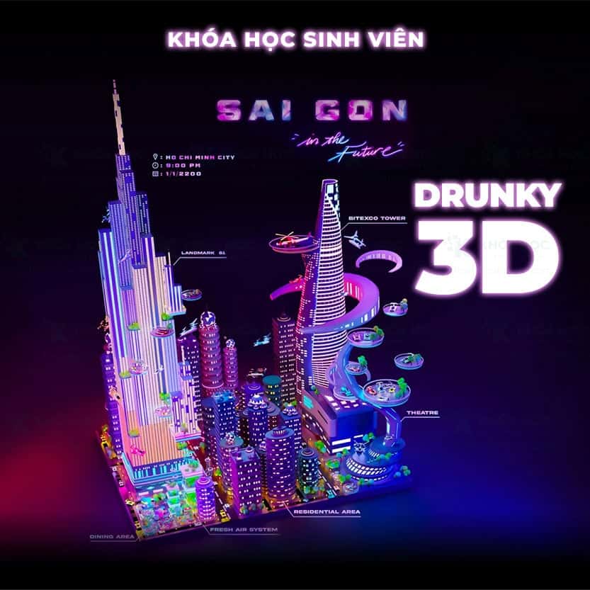 Khóa học 3D Product Modeling cùng Drunky3D