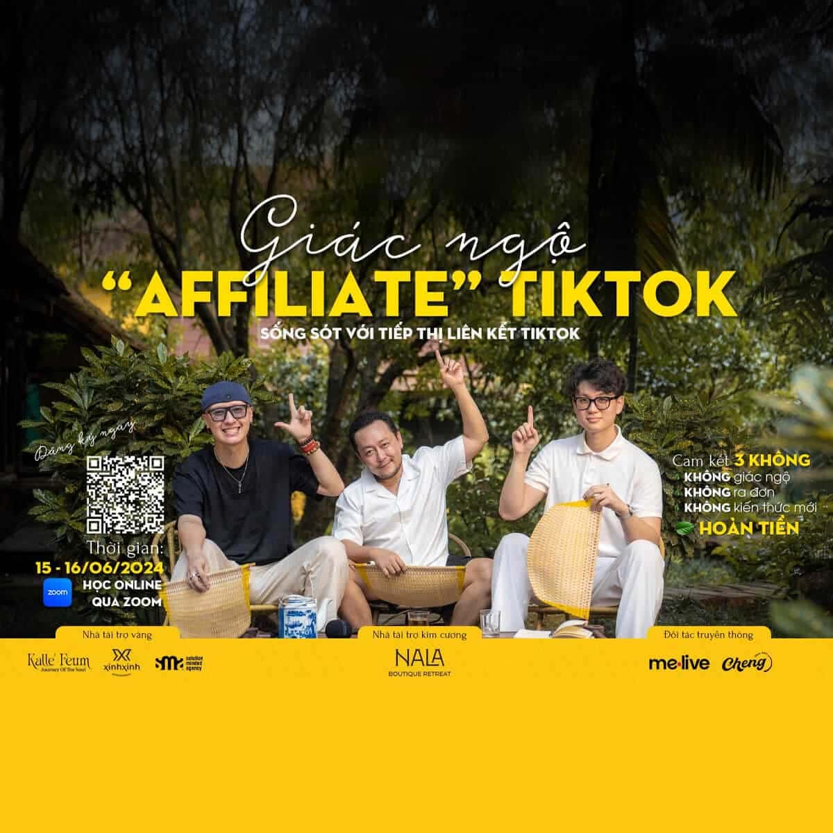 Khóa Học Giác Ngộ Affiliate Tiktok Cùng Phạm Củ & Chú Cá Review & Lê Xuân Lộc