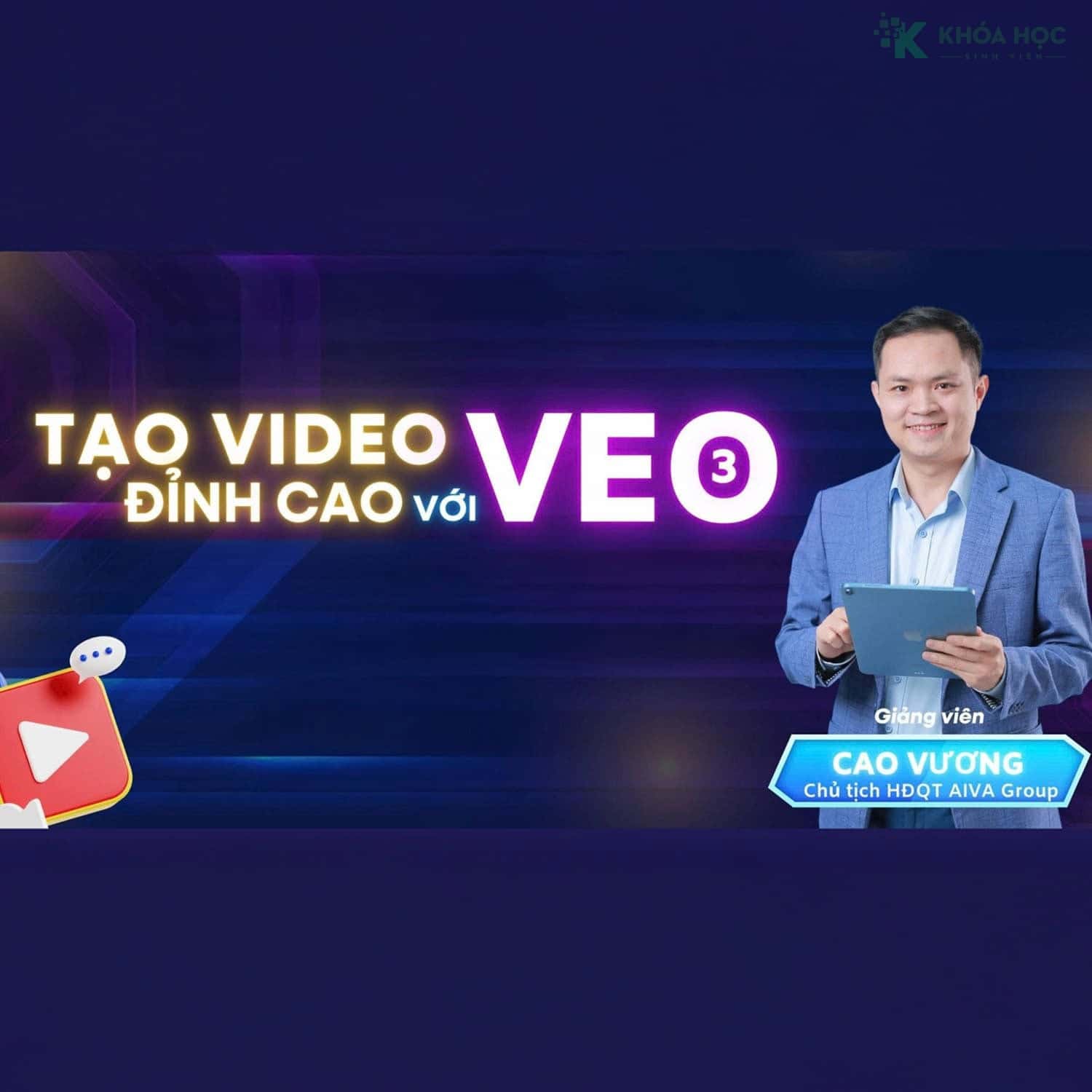 Khóa Học Hướng Dẫn Tạo Video Bằng Veo 3 AI Nhanh Như Chớp