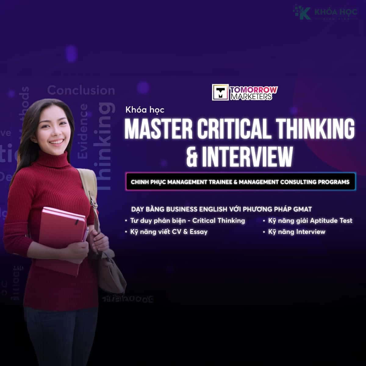 Khóa Học Master Critical Thinking & Interview Cùng Tomorrow Marketers