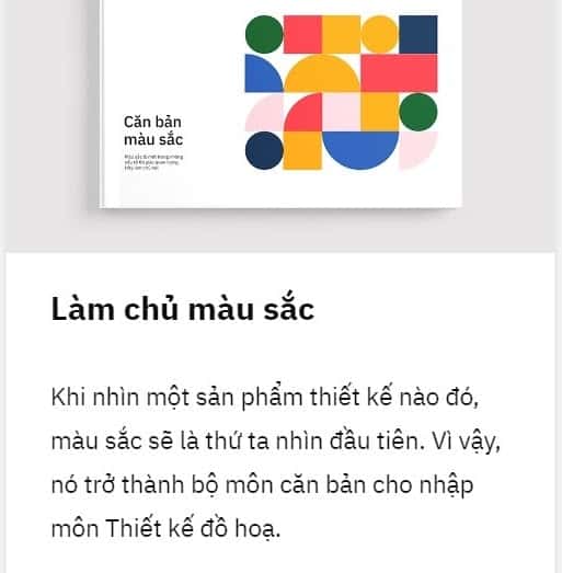 Khóa học làm chủ màu sắc