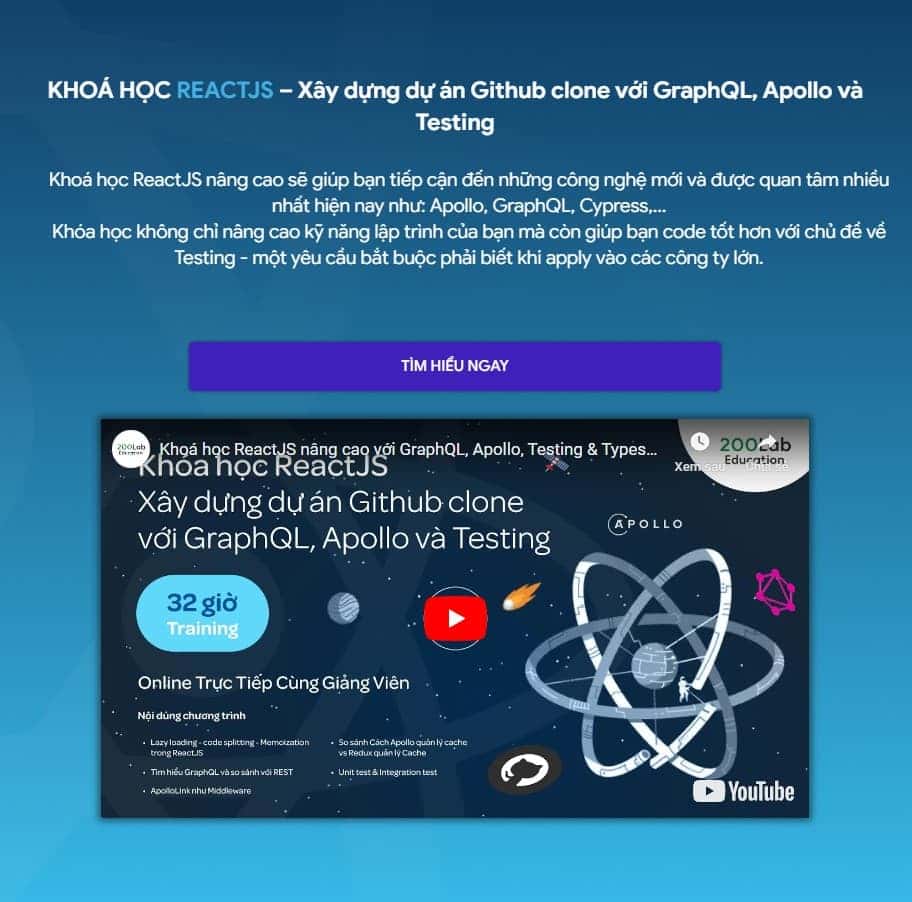 Khoá học ReactJS