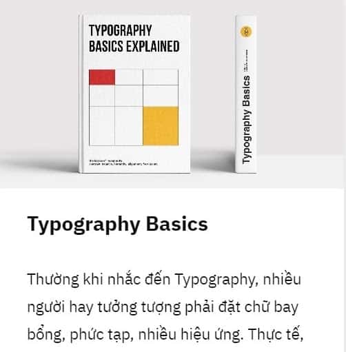 Khóa học Typography Basics
