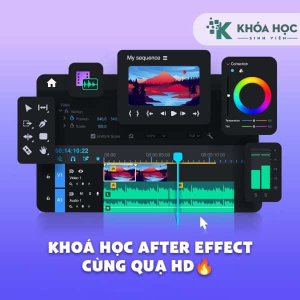 Khoá học After Effect cùng Quạ HD