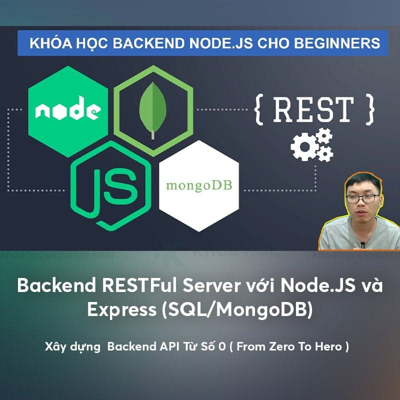 Backend RESTFul Server với Node.JS và Express (SQL/MongoDB) - HoidanIT