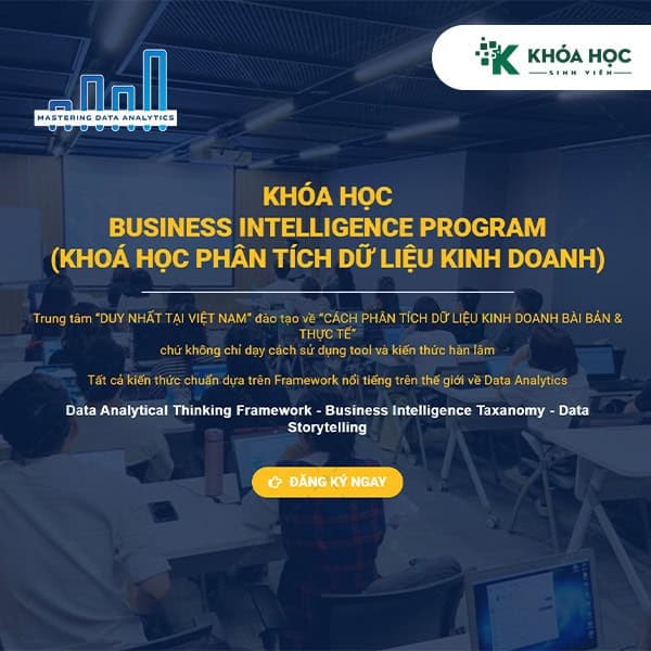 KHÓA HỌC BUSINESS INTELLIGENCE PROGRAM mastering-da.com
