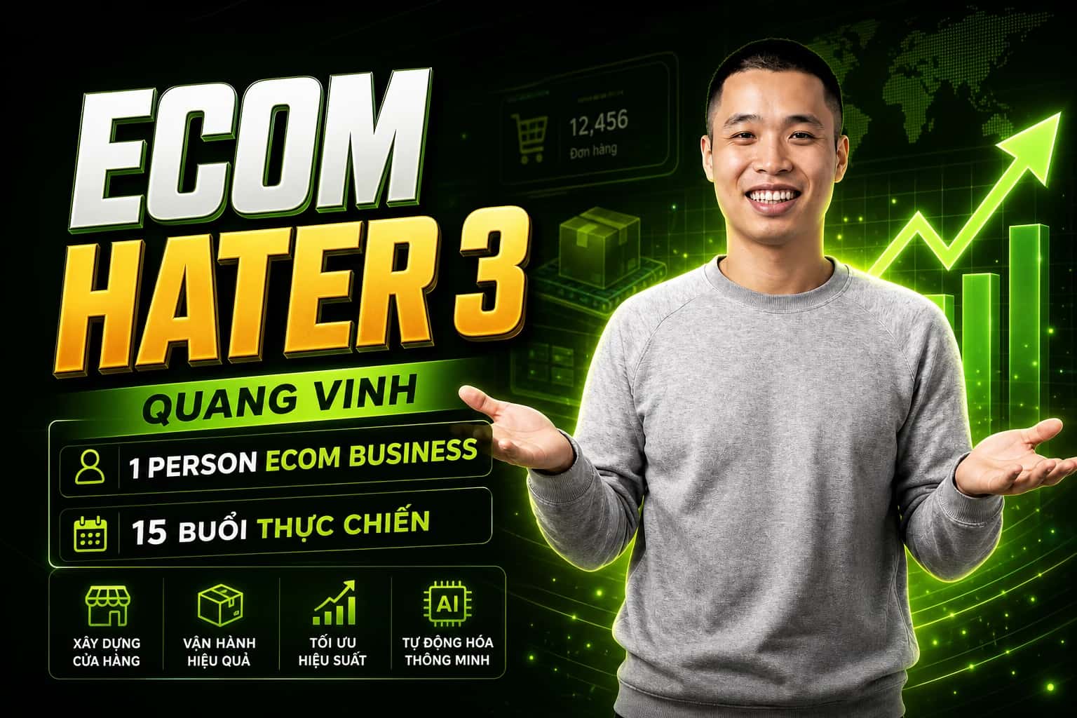 Khóa Học Ecom Hater 3 Quang Vinh – Ecom Thực Chiến