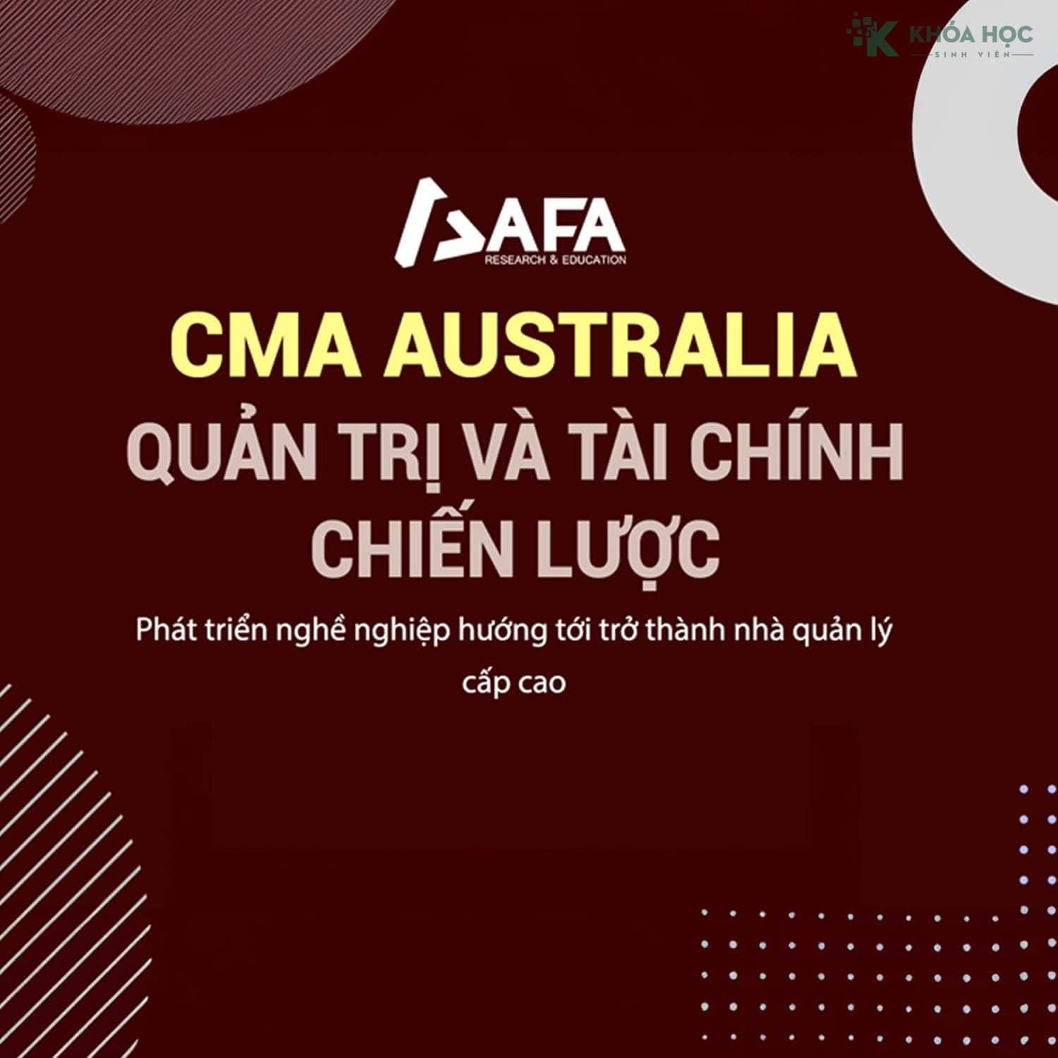 CMA Australia – Quản Trị Và Tài Chính Chiến Lược