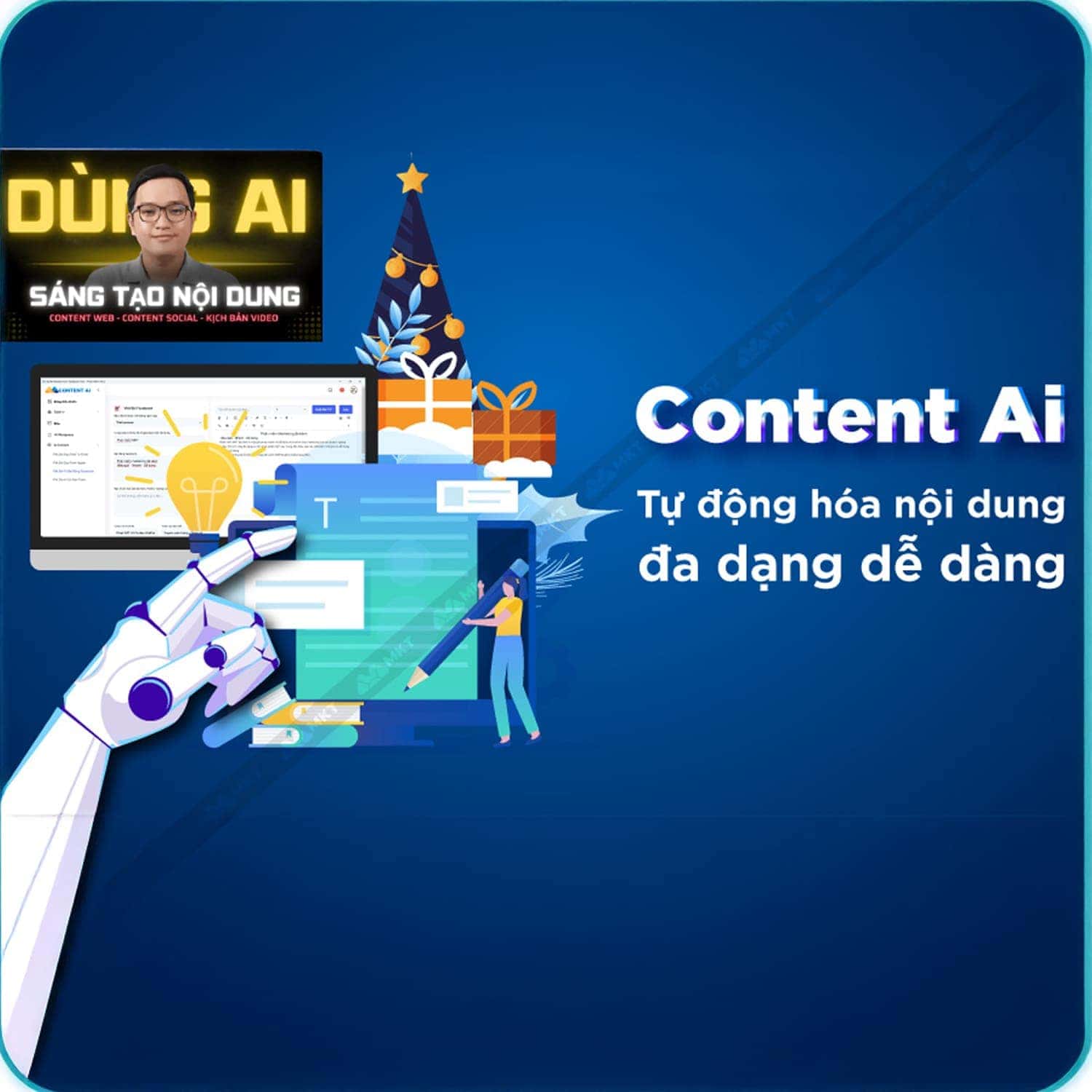 Viết Content bằng AI Content Web, Social, Kịch Bản Video