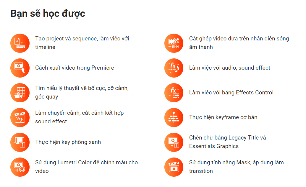 Kỹ thuật chỉnh sửa video từ cơ bản đến nâng cao với Premiere Pro