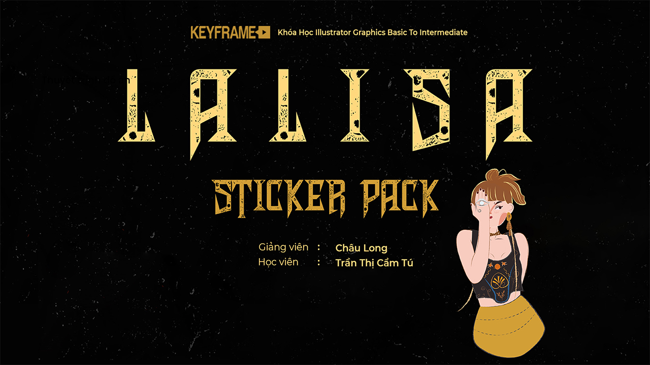 Lalisa Sticker
