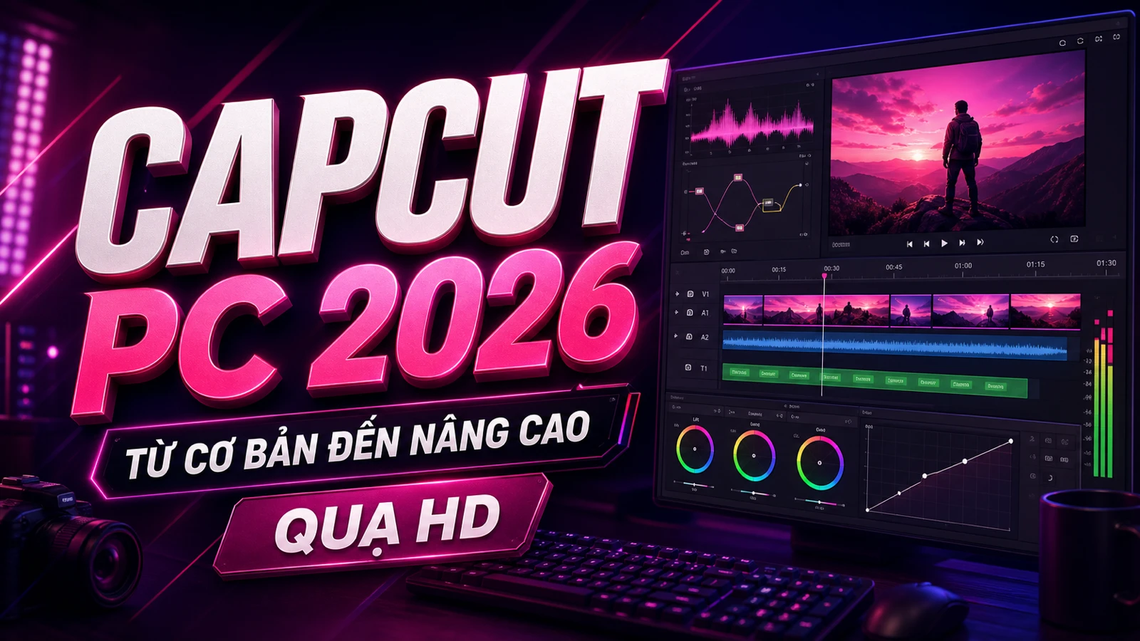 Khóa Học CapCut PC 2026 Cùng Quạ HD