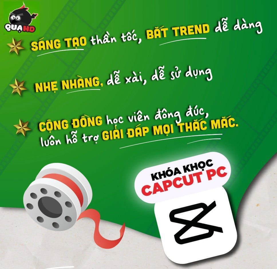 Khoá học CapCut PC của Quạ HD (mới)