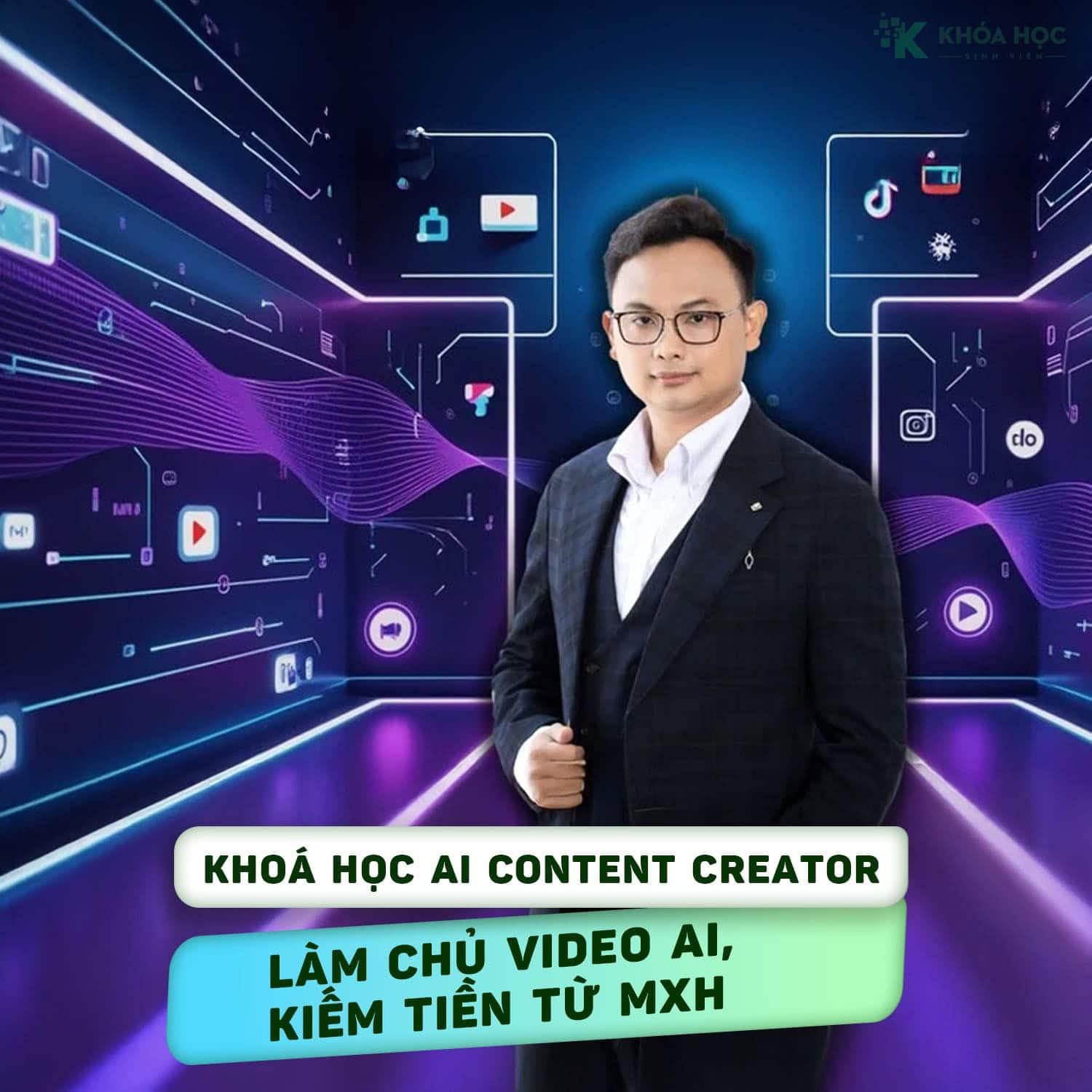 AI Content Creator - Làm Chủ Video AI, Kiếm Tiền Từ MXH