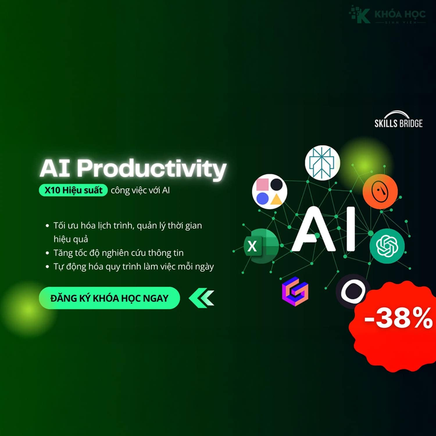 AI Productivity 2025 – X10 Hiệu Suất Làm Việc Với AI