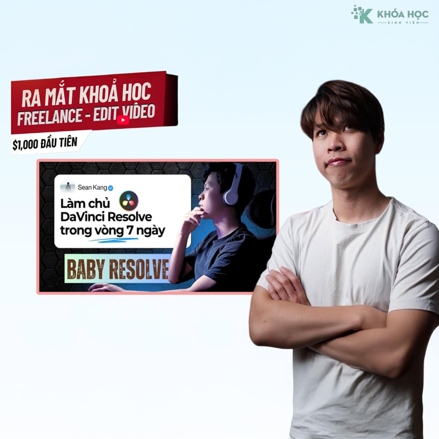 Baby Resolve – Làm Chủ DaVinci Resolve Trong 7 Ngày