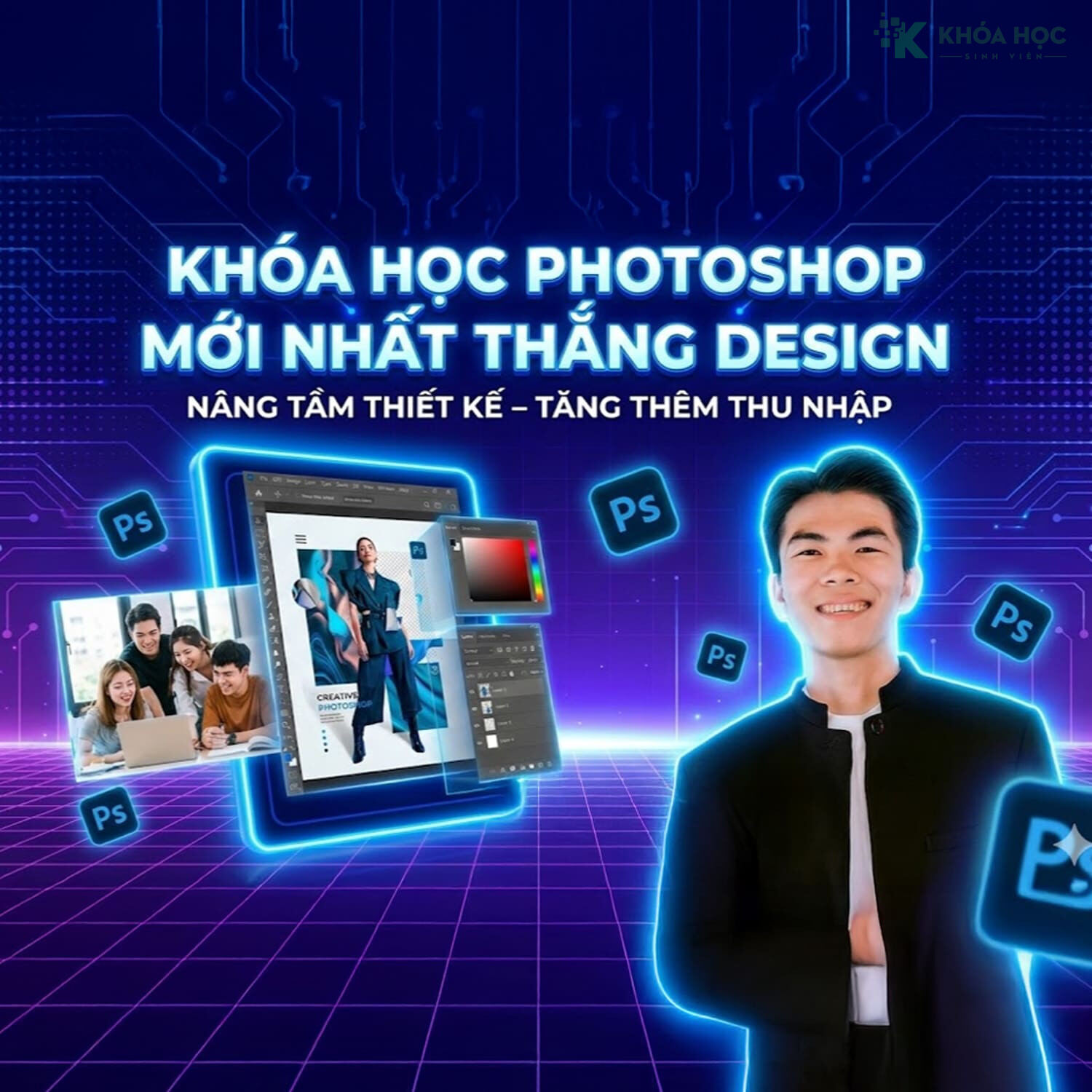 Khóa Học Photoshop Cơ Bản Đến Nâng Cao Cùng Thắng Design