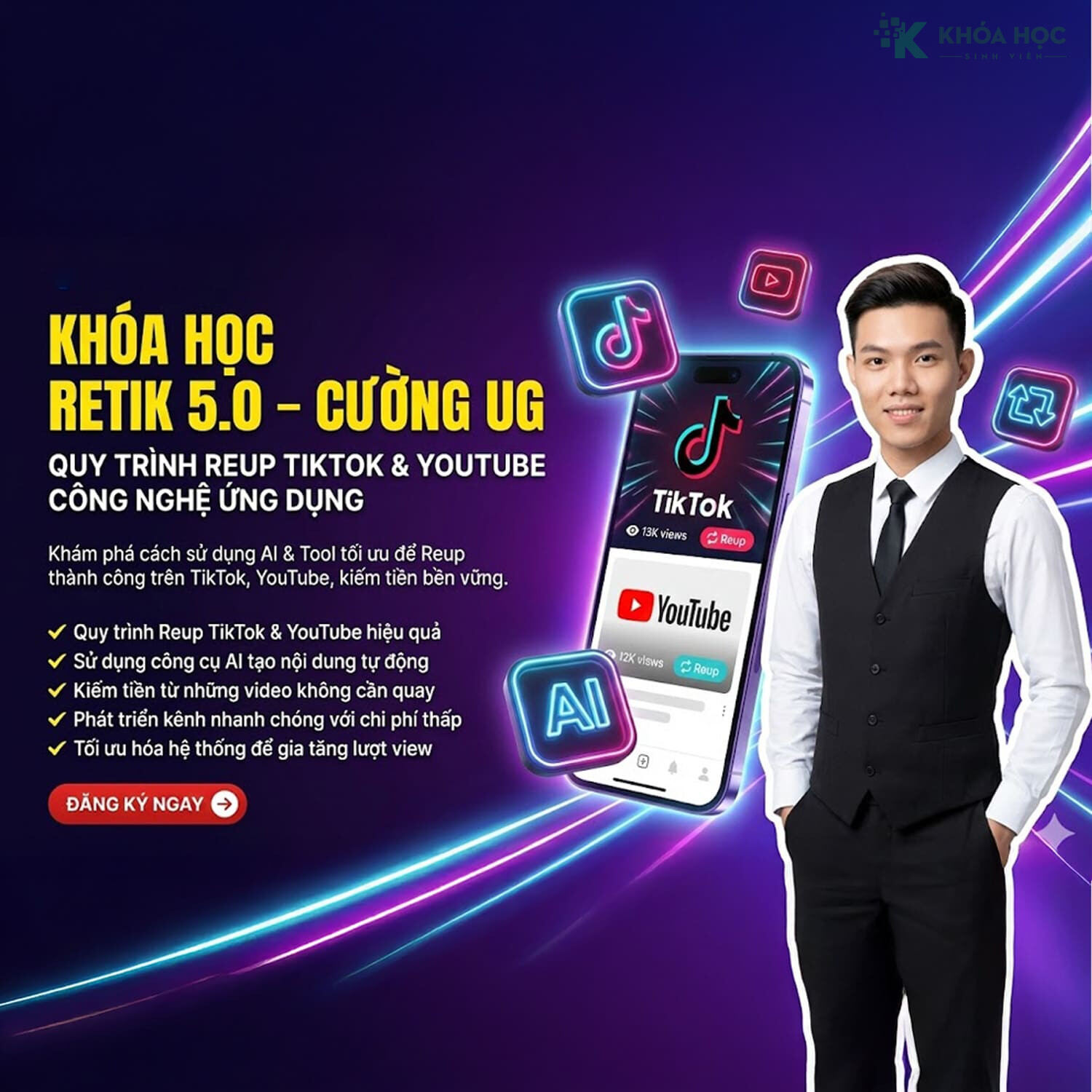 Khóa Học RETIK 5.0 Mới Nhất Cùng Cường Under