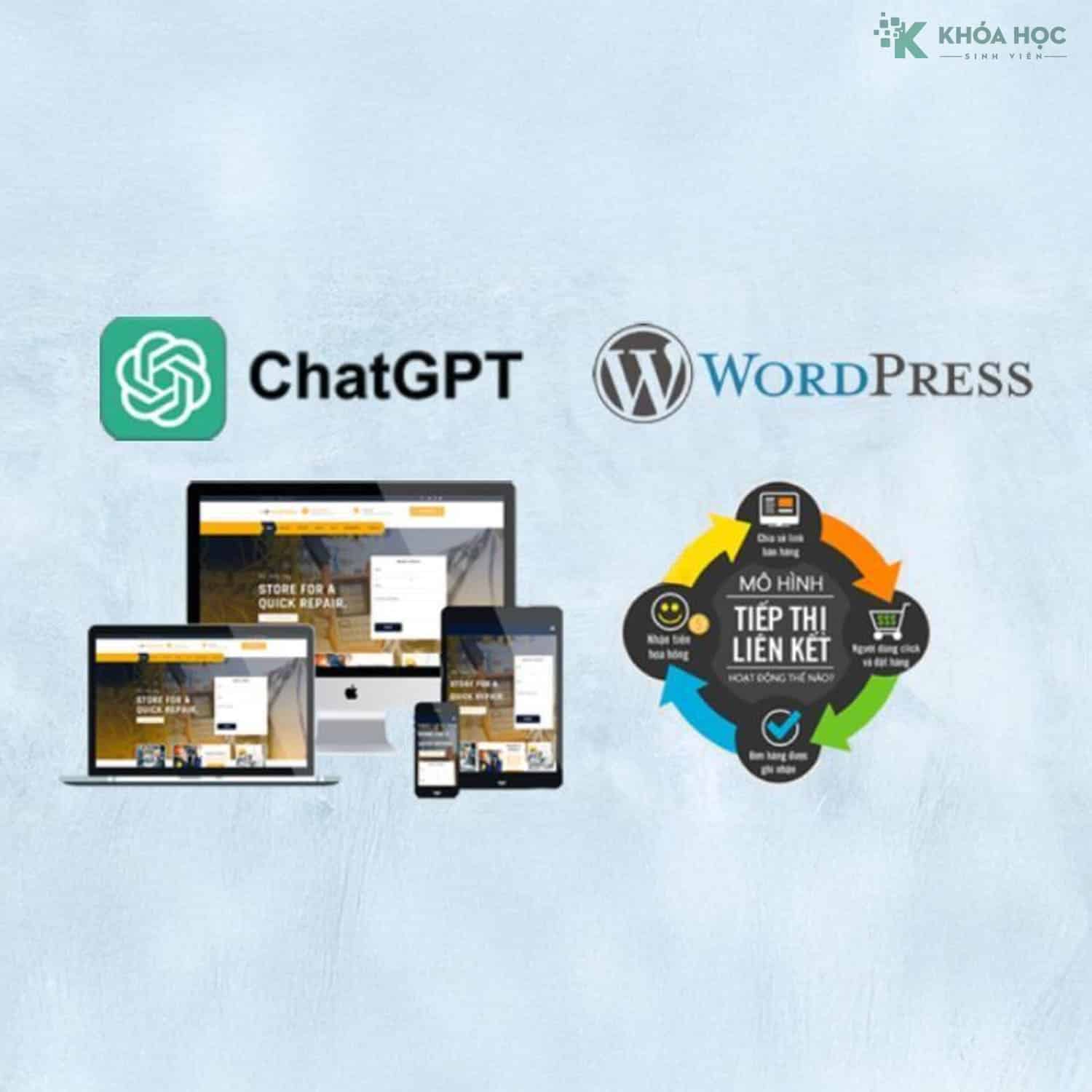 Tạo Website Bán Hàng Affiliate Và Nội Dung Với ChatGPT