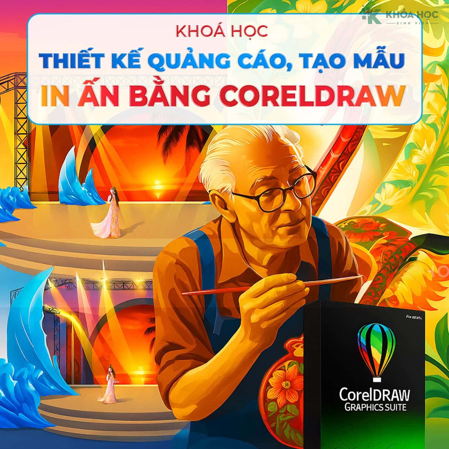 Thiết kế Quảng Cáo, Tạo mẫu, In ấn, Bằng phần mềm CorelDraw