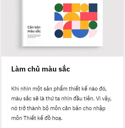 Khóa học làm chủ màu sắc