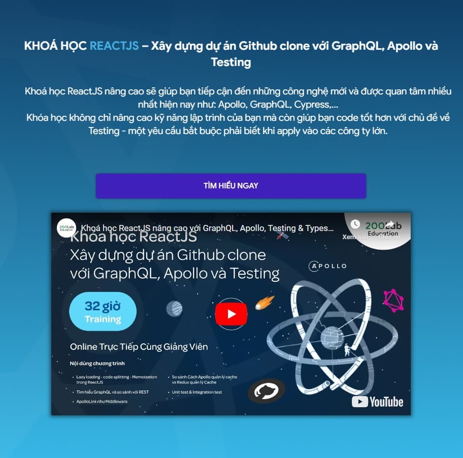 Khoá học ReactJS