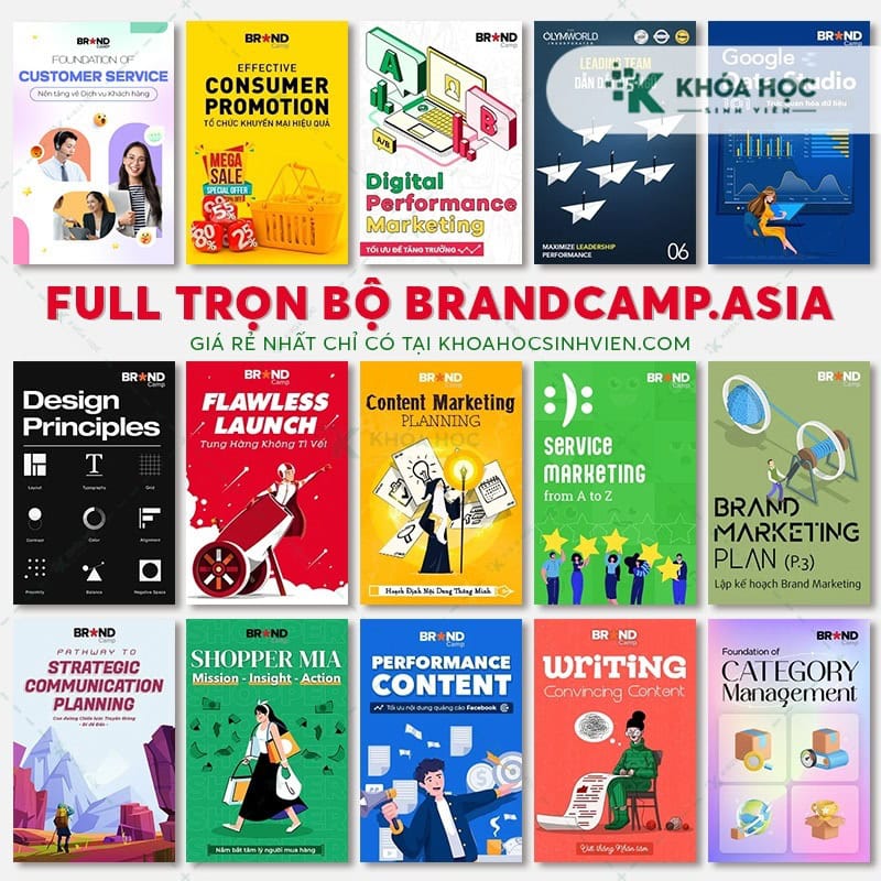 Full Học Trọn Bộ Khóa Học Brandcamp.asia