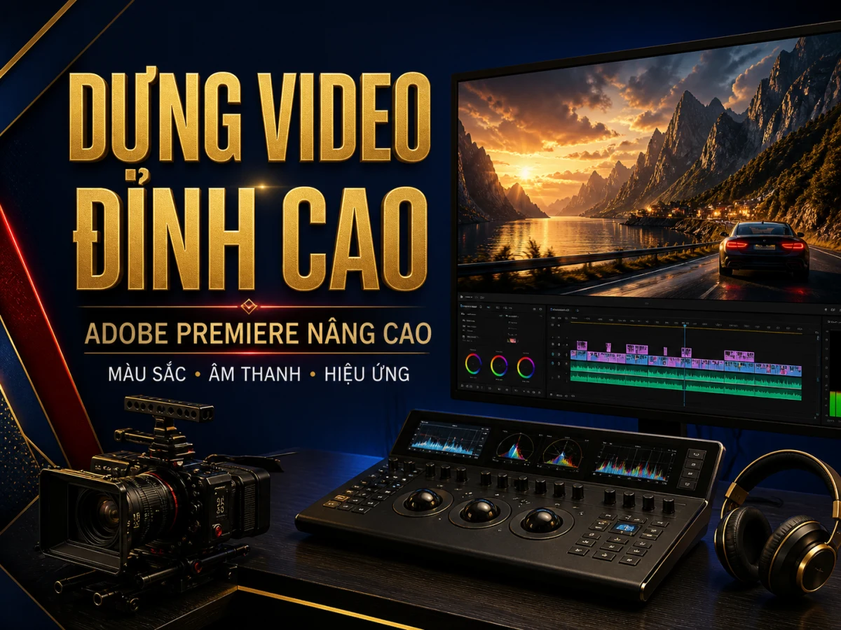 Dựng video đỉnh cao trên Adobe Premiere