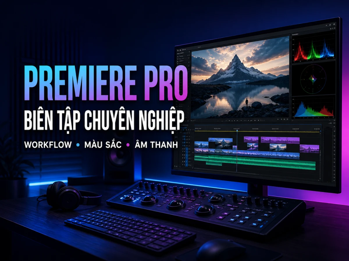 Khóa học Premiere Pro Chuyên Nghiệp (mới 2022)